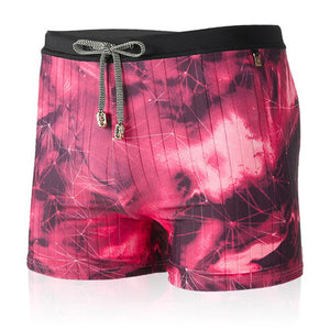 Men's Hot Spring Camouflage Boxer Swimming Trunks