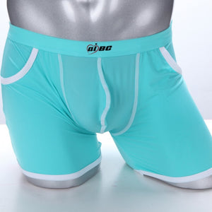 Men's Underwear With Pockets Ultra-thin Ice Silk Boxer