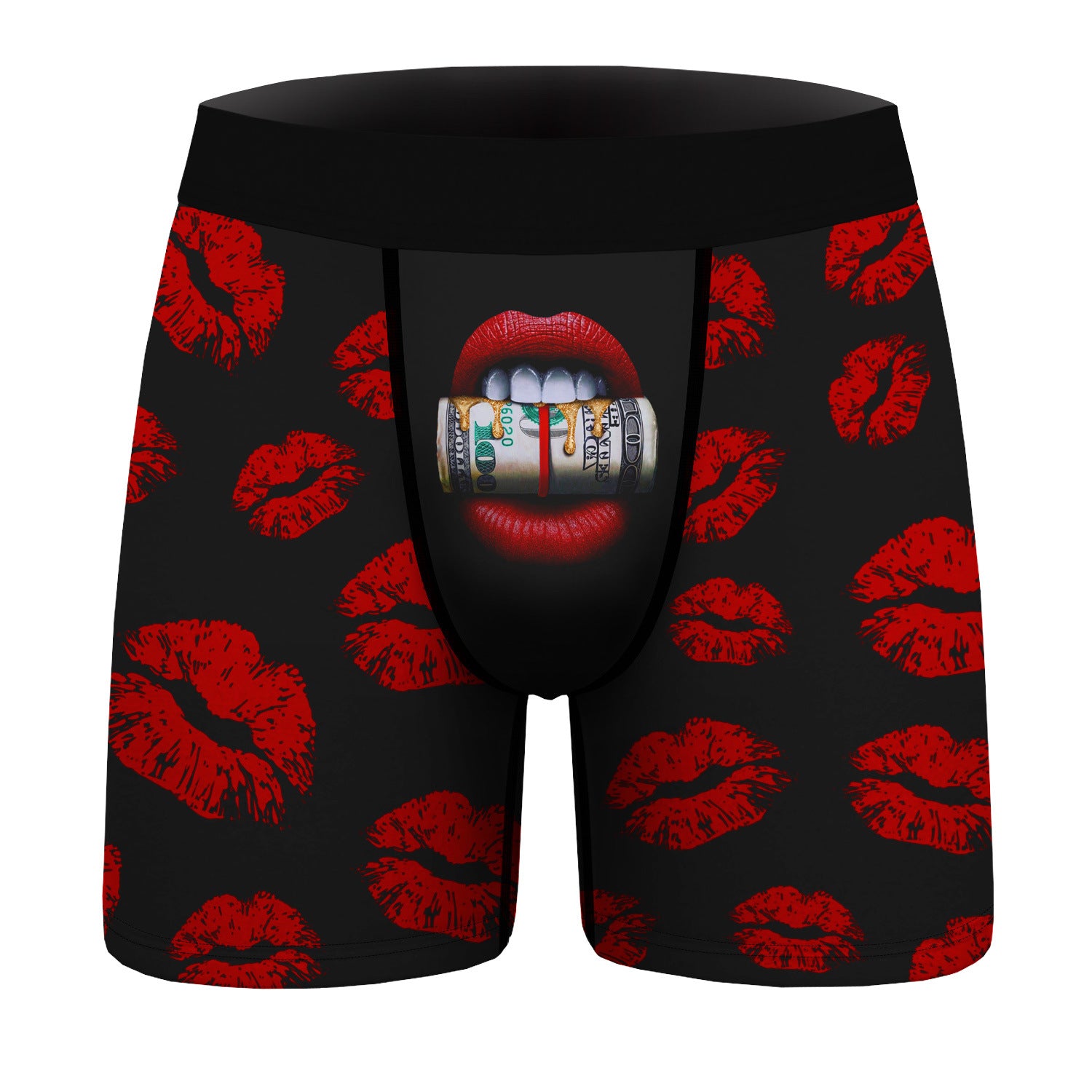 3D Digital Printed Boxer Pants Breathable And Elastic